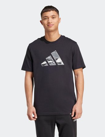 adidas Sportswear M Camo Logo T - Black - M