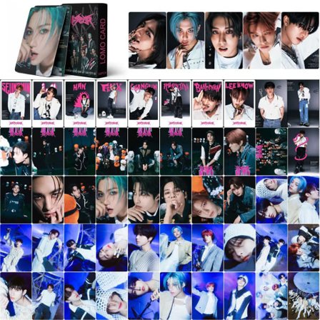 55 stk Kpop Stray Kids Nye Album Rock Star Lomo-kort Straykids Foto-kort Fototryk-kort Rock Star