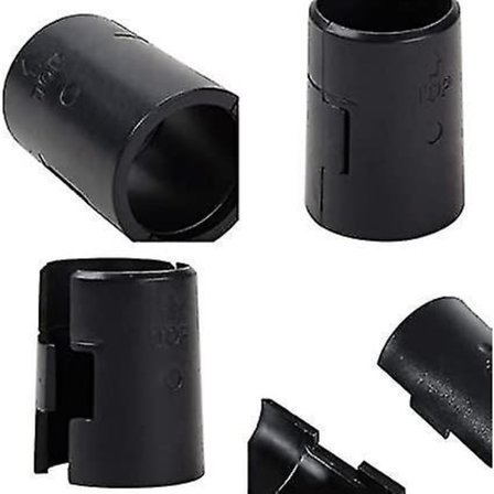 80 stk. 40 par Trådhylde Låse Klips Sort 1 Tomme Hylde