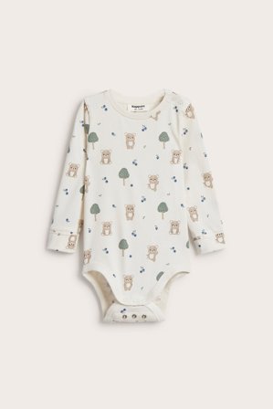 Kappahl | Kuviollinen body | Luonnonvalkoinen