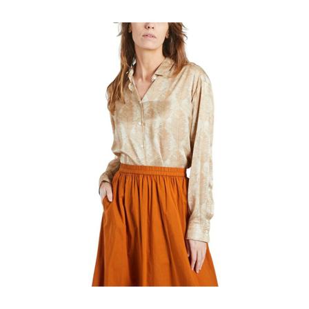 Hartford Charlot leaf printed shirt inbo, Dame Skjorter