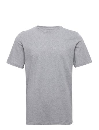 Basic T-Shirt - Gots/Vegan Grey Knowledge Cotton Apparel