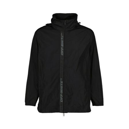 Off White, Windbreaker Indust Zwart, Heren, Maat:L