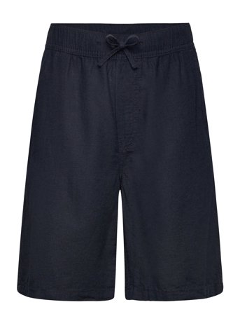 Shorts Linen Blend Navy Lindex