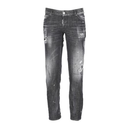 Dsquared2, Dsquared 2 Jeans Black Zwart, Dames, Maat:S