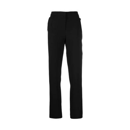 Emporio Armani, Slim Trouser Zwart, Dames, Maat:S