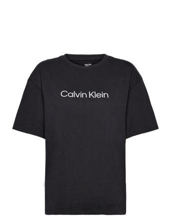 Pw - Ss Boyfriend T-Shirt T-shirt Top Sort Calvin Klein Performance