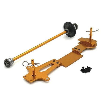 RC-auton päivitys vetävä akseli toisen kerroksen setti 1/14 144016 RC-auton päivitysosille, kulta
