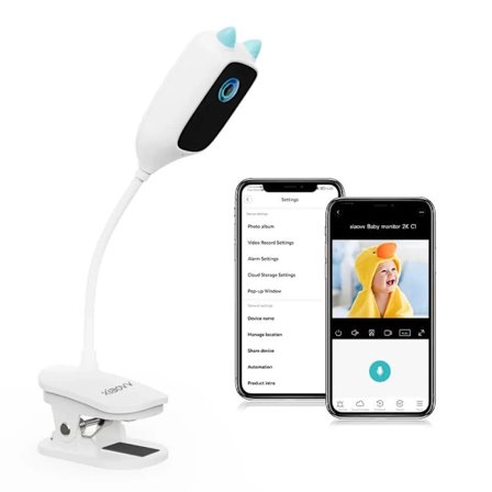 Smart Baby Monitor – 3MP Gråtdetektering & Digital Gränsnotis | 2K UHD | WiFi-kamera med app + tvåvägsljud