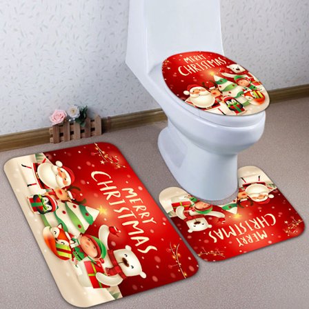 3 stk Julepynt til baderomsett Julebaderom