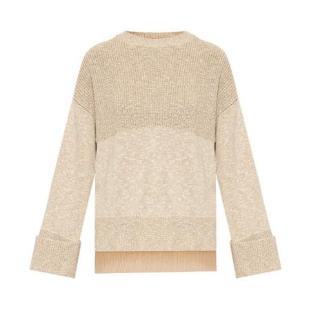 Off White Asymmetric sweater inbo, Dame, Størrelse: 3XS