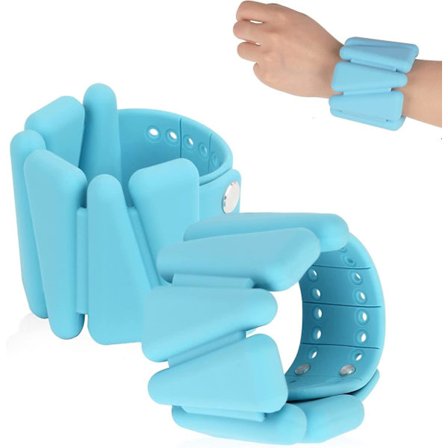 Styrketräning handledsviktset för kvinnor, ankelvikter för män, handviktset för kvinnor, bärbara vikter Justerbara 1st