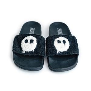 NUNUNU Black Melting Mask Fuzzy Slippers - Slippers - 29-30 EU - Black