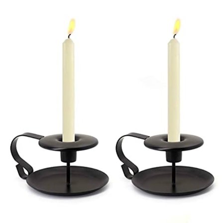 2 lysestager Vintage Retro Lysestage til Spidslys