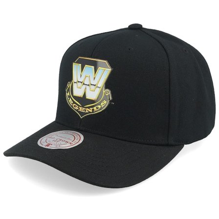 Mitchell & Ness - Černá adjustable Kšiltovka - Legends Pro Crown WWE Black Adjustable @ Hatstore