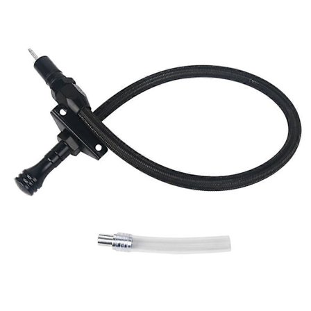 Firewall-monteret transmissionsoliepind i rustfrit stål - Kompatibel med GM 4L80E oliepindtransmission LS LS1 LS3 LS6