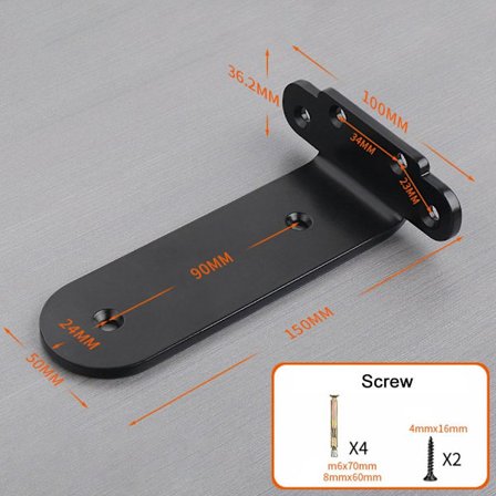 Högervinkelfäste Skrivbordshylla STYLE 1 STYLE 1