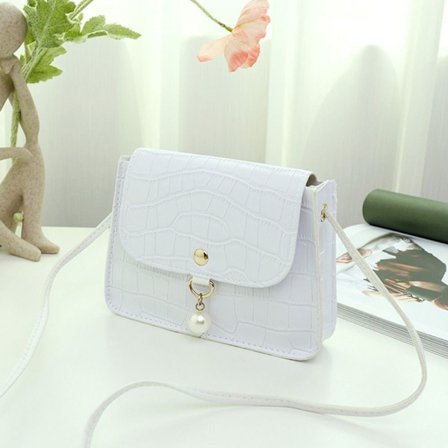 Handleveske Underarm Håndveske HVIT