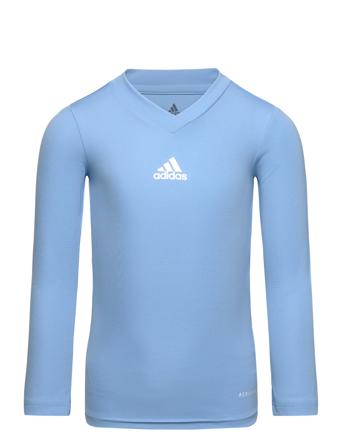 Team Base Tee Y Sport T-shirts Long-sleeved T-shirts Blue Adidas Performance