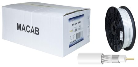 Televes 215801 Koaksialkabel 100 m, 4,95 mm ytre, Stikkontakter & kabler