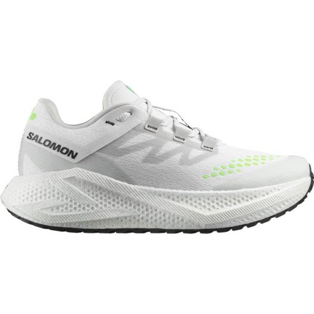 Salomon - Scarpe da running Gravel da uomo Aero Glide 3 Grvl - White / Ftw Silver / Green Gecko - 41⅓