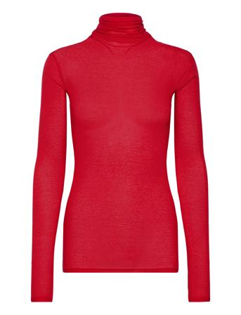 Massachusetts Tops Knitwear Turtleneck Red American Vintage