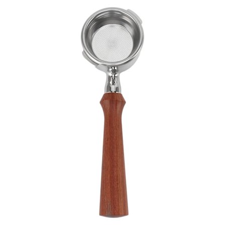 58mm Bottenlöst Portafilter Rostfritt Stål Dubbla Öron för GAGGIA Kaffemaskin med Brasilianskt Rosenträhandtag