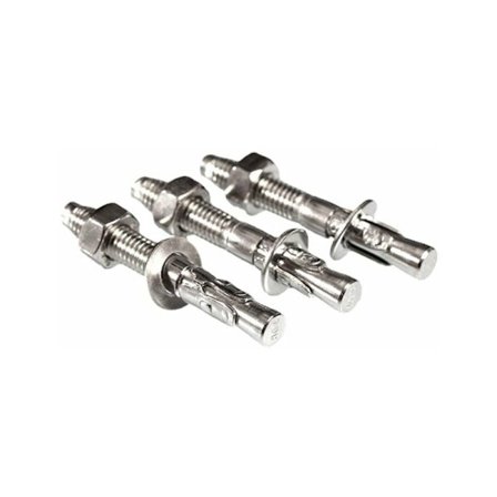 A4 V4A Edelstahl-Ankerbolzen Industriequalit??t Ankerkeil Anker Stahlanker Ankerbolzen Bolzenanker Schwerlastbolzen (3, M10 x 90)