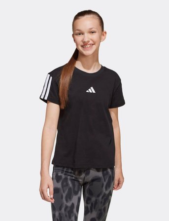 adidas Sportswear Jg 3S Tee 160 - Black - 152