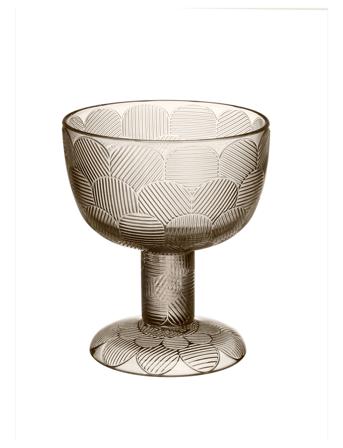 Miranda Skål På Fod 14,5Cm Home Tableware Bowls Breakfast Bowls Beige Iittala