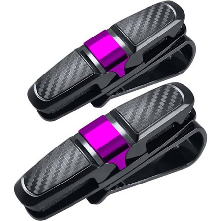 Set med 2 Glasögonhållare för Bil Solskydd, Bil Solglasögon, ZQKLA