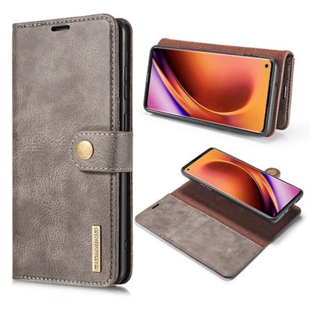 DG.Ming 2-i-1 OnePlus 8 Pro fodral - Silver/Grå