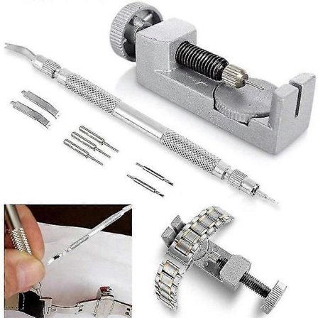 Værktøjssæt til fjernelse af led fra urremme