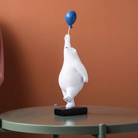 Lentävät karhuhahmot Ilmapallo Jääkarhukoristeet A A