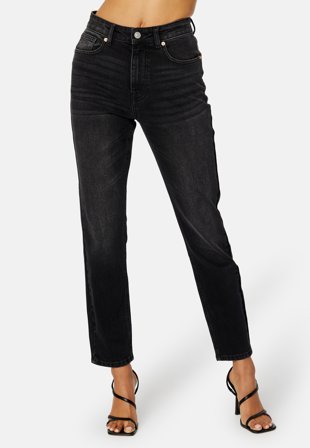 BUBBLEROOM Lori Slim Jeans Grey-black Klær