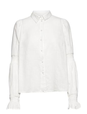 Yasniro Ls Shirt S. Långärmad Skjorta Vit YAS