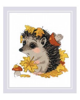 Broderikit Billede Pindsvin - Riolis