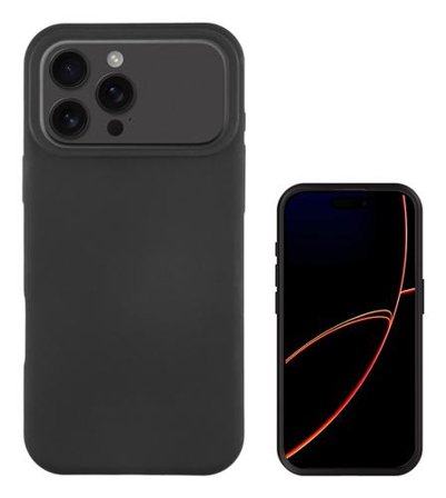 4smarts iPhone 17 Pro Silicone Case Cupertino, MagSafe comp., black