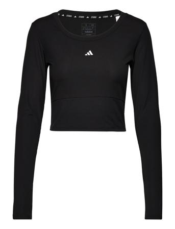 St Ls Crop Tops Long-sleeved Crop Tops Svart Adidas Performance