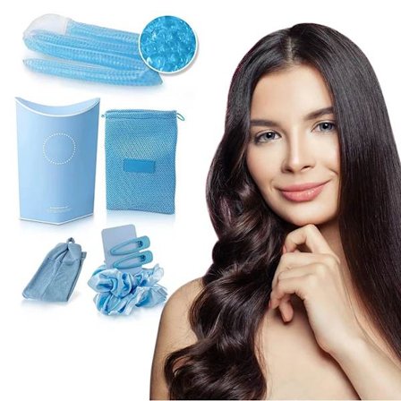 Low Heat Hair Curler Gel Beads Curling Rod Sleep Soft Hair Rollers Heatless Lazy Curls Hair Styling Tools For All the Hair Types