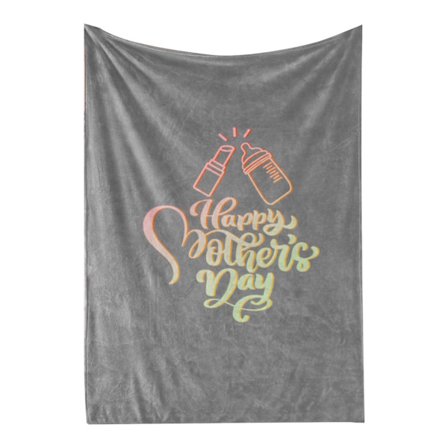 BL315 Lett Myk Fleecepledd Klart Trykk for Stue Sofa 140 X 200cm