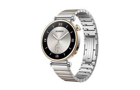Huawei Watch GT 4 - rustfritt stål - smartklokke med stropp - sølv