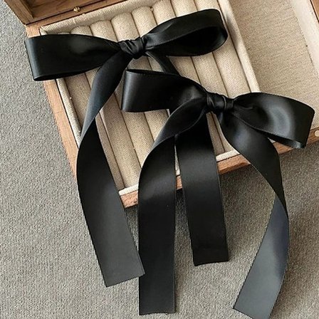 Langt bånd svart hårklipp Ballett jente stil fransk ren begjær