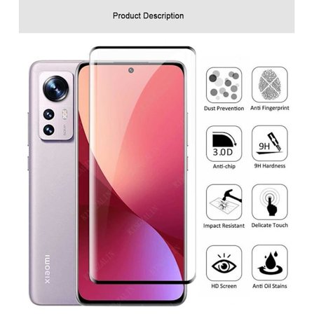 3x Skjermbeskytter i herdet glass til Xiaomi Mi 12