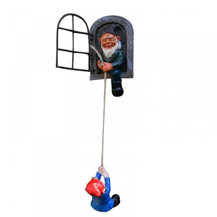 Klatrende Nisser Træ Hugger Dekoration-Nisser Have Træ Skulptur-Udendørs Lunfuld Træ Statue-Have Gård Kunst Dekoration Ornamenter