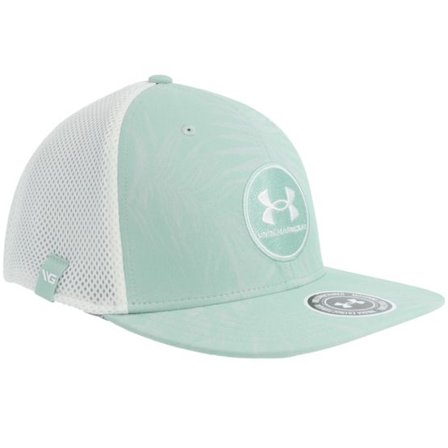 Under Armour - Grön fitted Keps - Drive Mid Profile Stretch Enamel Blue Mesh Fitted @ Hatstore