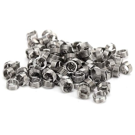 100 kpl Kierretapit Lanka Suojaholkki Korjaustyökalusarja Kiinnitystarvikkeet M5x0,8x1D SET