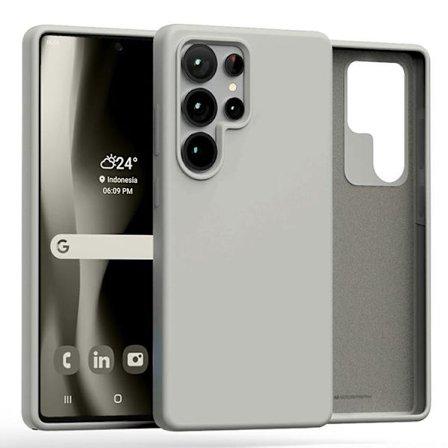 Mercury Telefontaske til Galaxy S25 Ultra Silikone - Sten