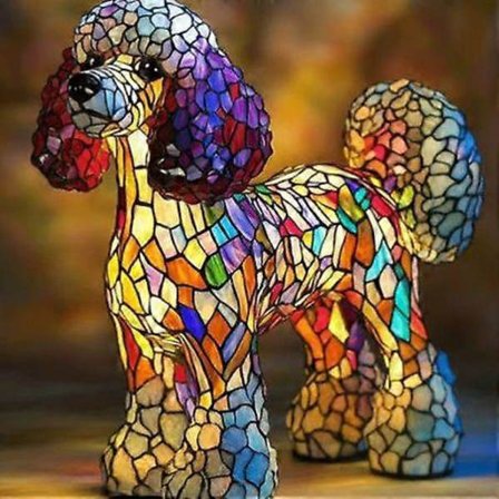 1 kpl Villakoira Lamppu Kodin Työpöydän Koriste