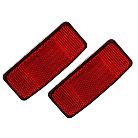 2x Cykelreflekser Cykelreflekser til Natkørsel Cykeladvarselsreflekser til Vandring Udendørs Mountainbike Landevejscykler